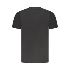 Cavalli Class Black Cotton Men T-Shirt -   -  Cavalli Class.