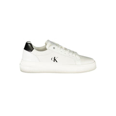 Calvin Klein White Leather Women Sneaker -   -  Calvin Klein.