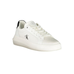 Calvin Klein White Leather Women Sneaker -   -  Calvin Klein.
