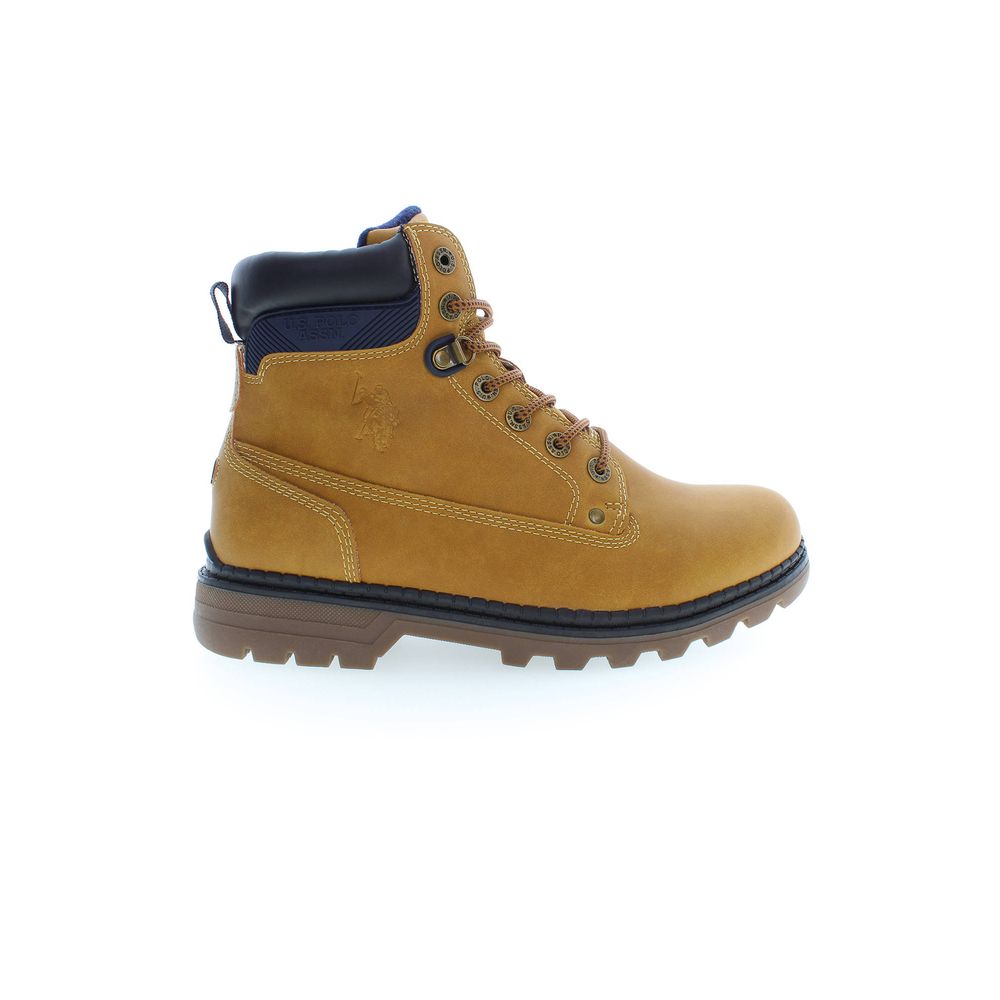 U.S. POLO ASSN. Beige Polyester Men Boot -   -  U.S. POLO ASSN..