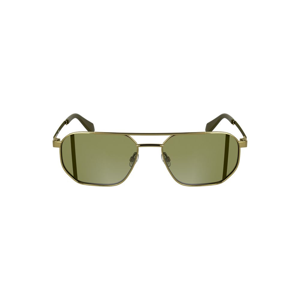 Calvin Klein Gold Metal Men Sunglass -   -  Calvin Klein.