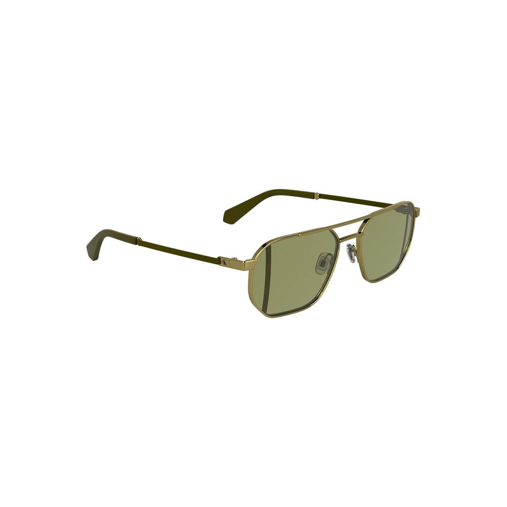 Calvin Klein Gold Metal Men Sunglass -   -  Calvin Klein.