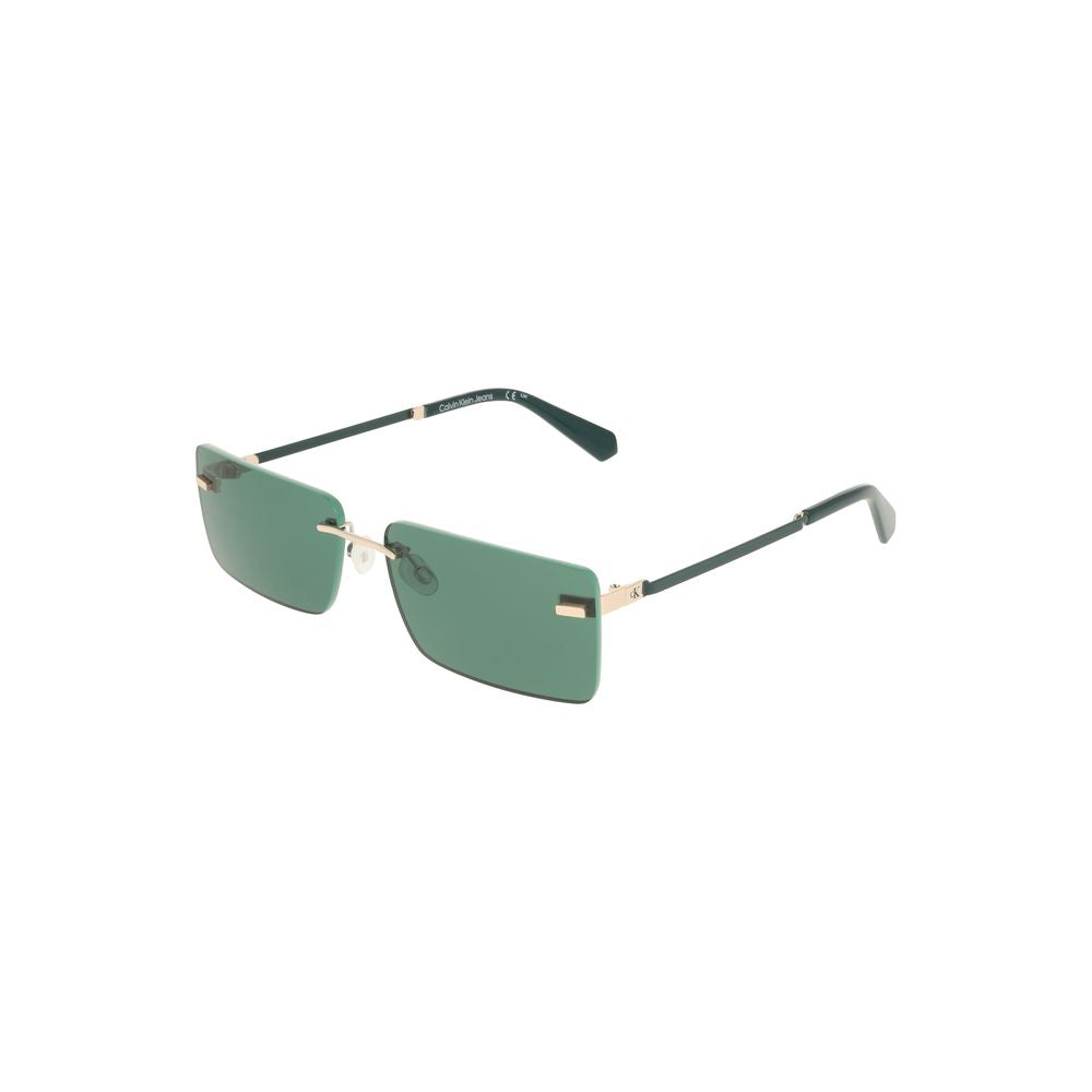 Calvin Klein Green Metal Women Sunglass -   -  Calvin Klein.