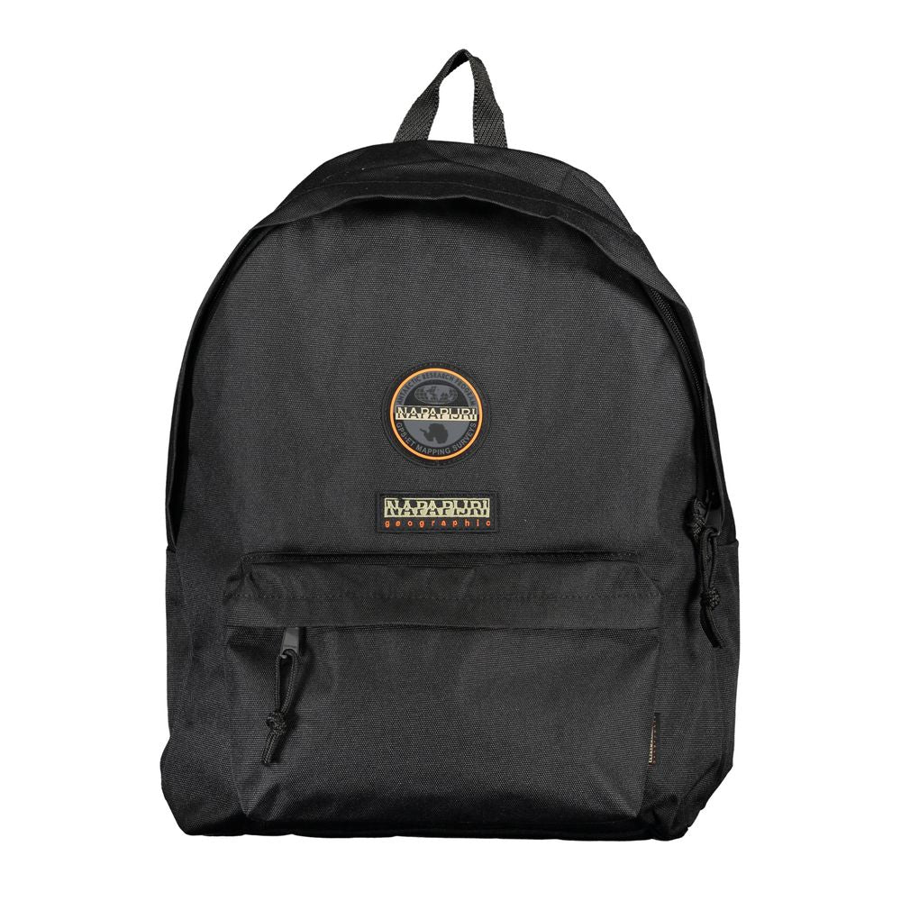 Napapijri Black Cotton Men Backpack -   -  Napapijri.