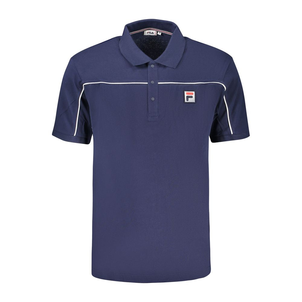 Fila Blue Cotton Men Polo Shirt -   -  Fila.