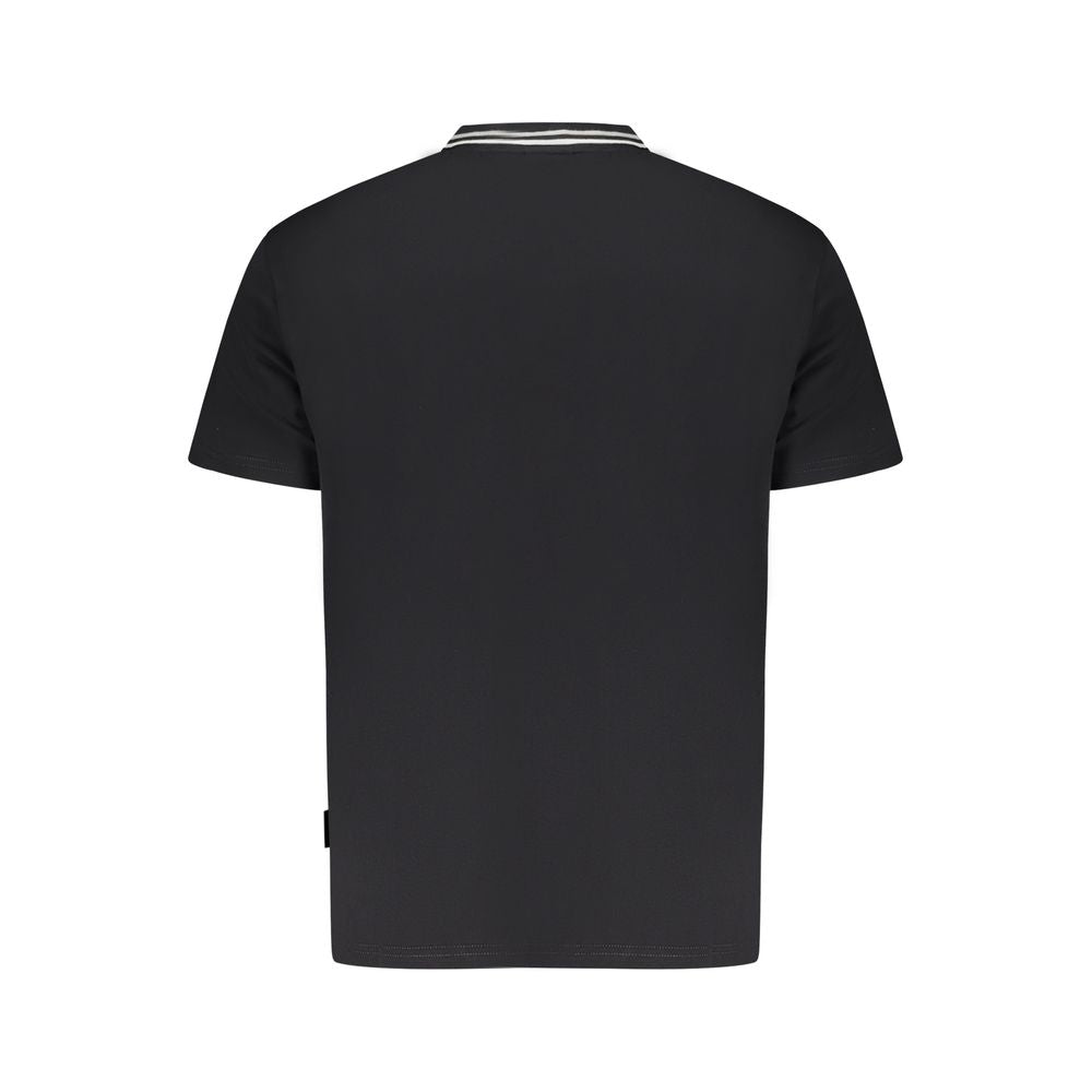 Napapijri Black Cotton T-Shirt -   -  Napapijri.