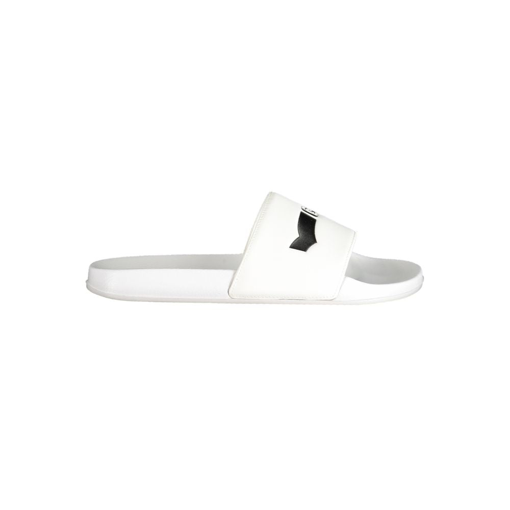 Gas White Polyester Men Sandal -   -  Gas.