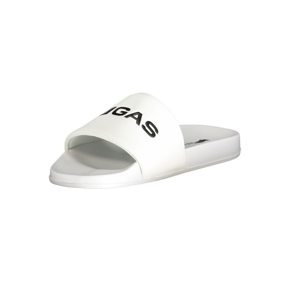 Gas White Polyester Men Sandal -   -  Gas.