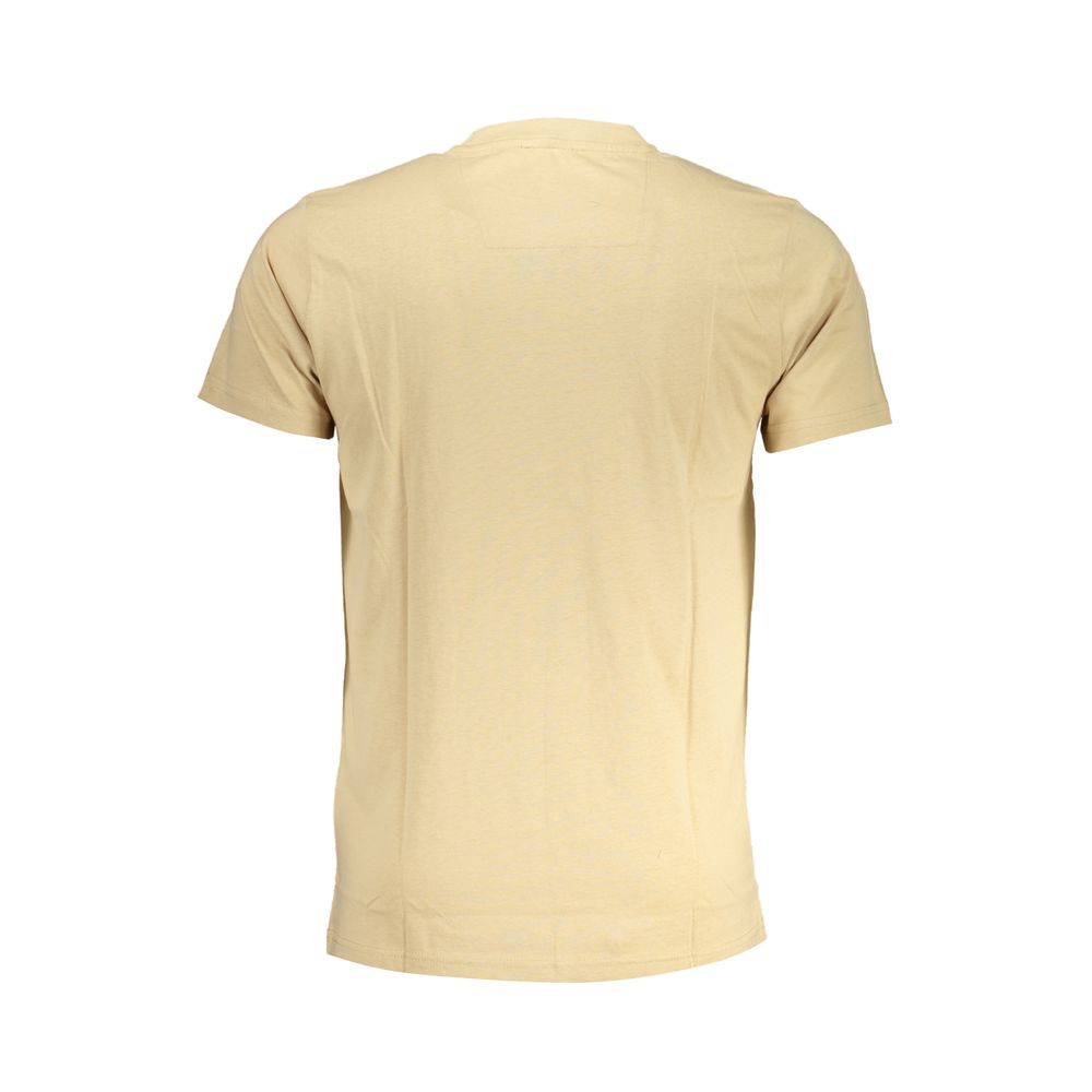 Cavalli Class Beige Cotton T-Shirt -   -  Cavalli Class.