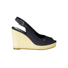 Tommy Hilfiger Blue Cotton Sandal -   -  Tommy Hilfiger.