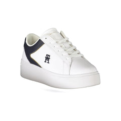 Tommy Hilfiger White Polyester Sneaker -   -  Tommy Hilfiger.