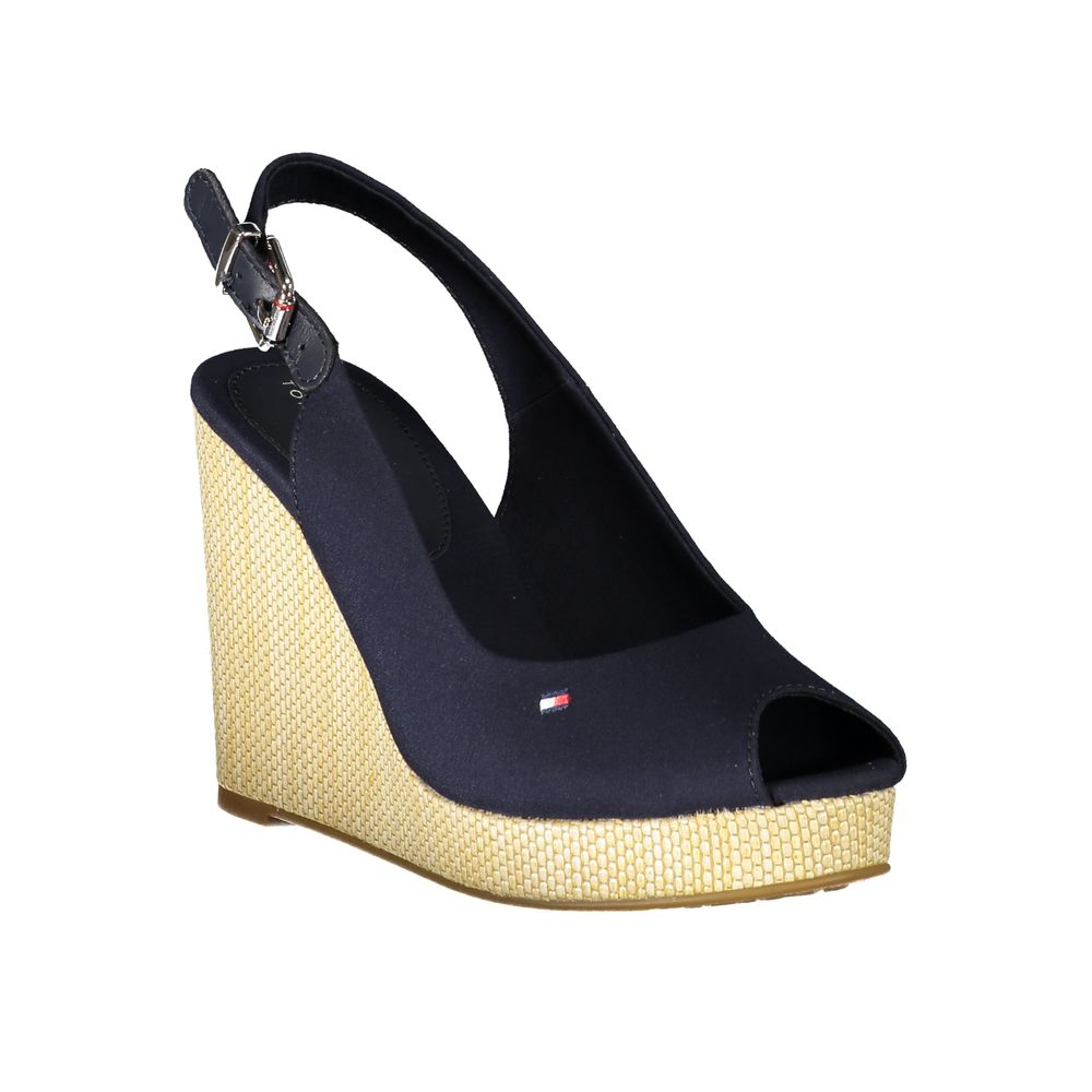 Tommy Hilfiger Blue Cotton Sandal -   -  Tommy Hilfiger.