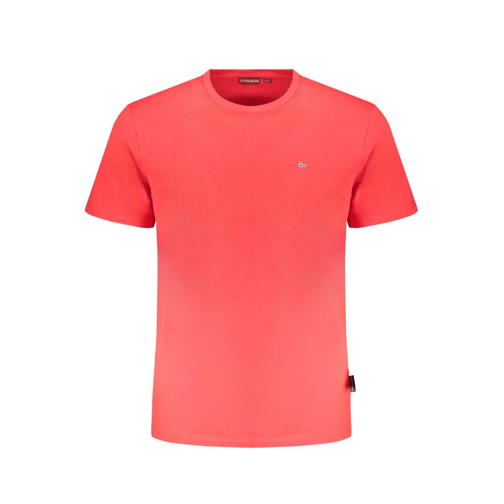 Napapijri Red Cotton T-Shirt -   -  Napapijri.