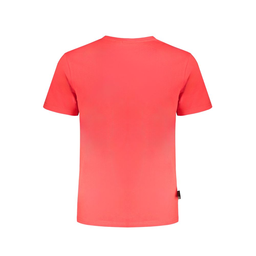 Napapijri Red Cotton T-Shirt -   -  Napapijri.