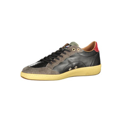 Blauer Black Leather Men Sneaker -   -  Blauer.