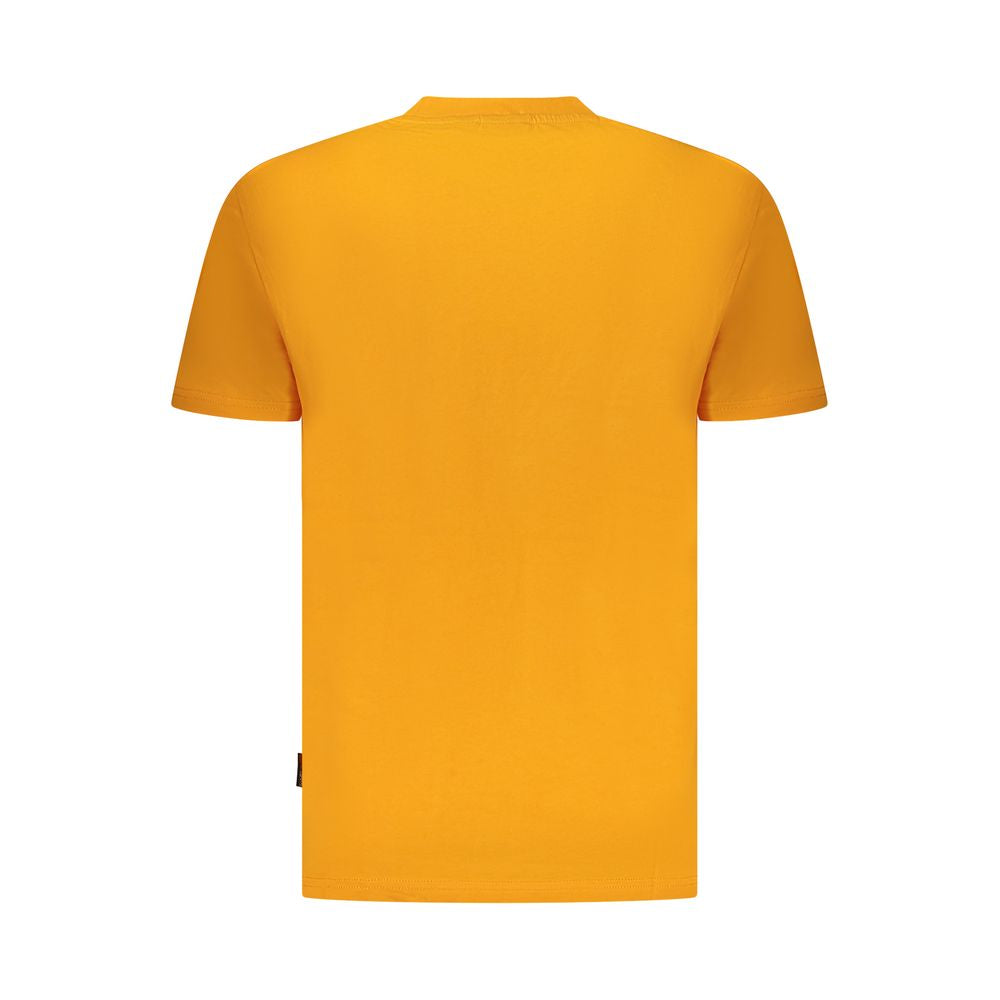Napapijri Orange Organic Cotton Men T-Shirt -   -  Napapijri.