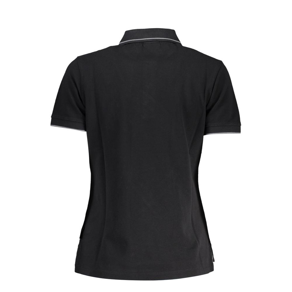 Napapijri Black Cotton Women Polo Shirt -   -  Napapijri.