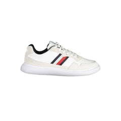 Tommy Hilfiger White Leather Men Sneaker -   -  Tommy Hilfiger.