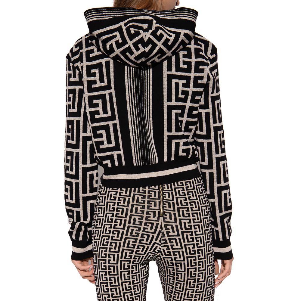 Balmain Black Merino Wool Sweater -   -  Balmain.