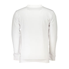 Cavalli Class White Cotton Men Sweater -   -  Cavalli Class.