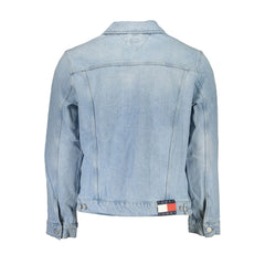 Tommy Hilfiger Light Blue Cotton Men Jacket -   -  Tommy Hilfiger.