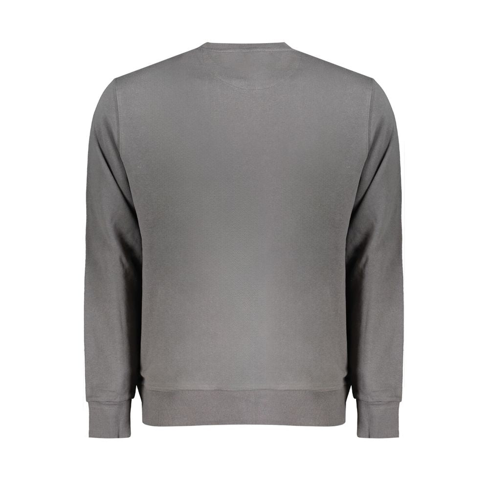 North Sails Gray Cotton Men Sweater -   -  North Sails.