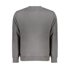 North Sails Gray Cotton Men Sweater -   -  North Sails.