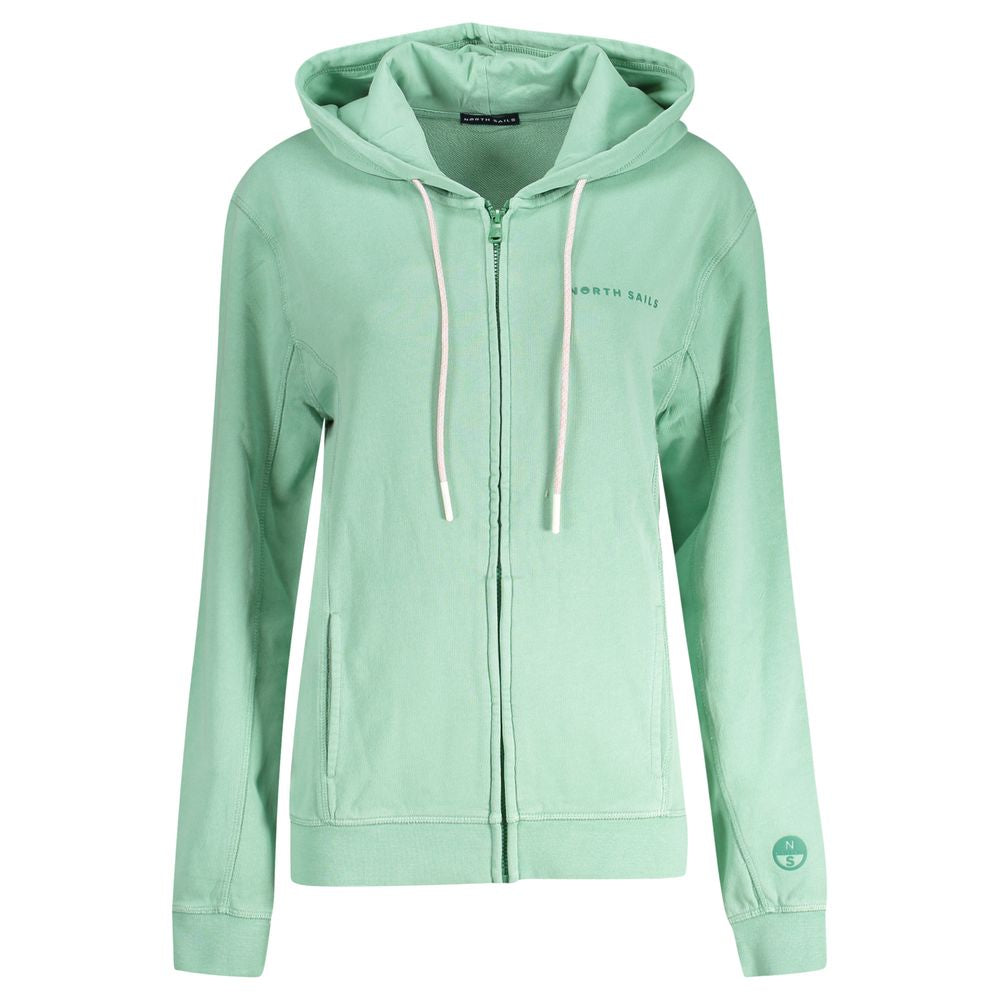 North Sails Green Cotton Women Sweater -   -  North Sails.
