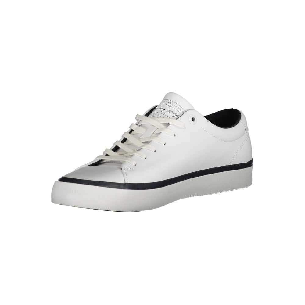 Tommy Hilfiger Elevate Your Game with Stylish White Sneakers -   -  Tommy Hilfiger.