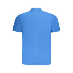 Napapijri Blue Cotton Men Polo Shirt -   -  Napapijri.