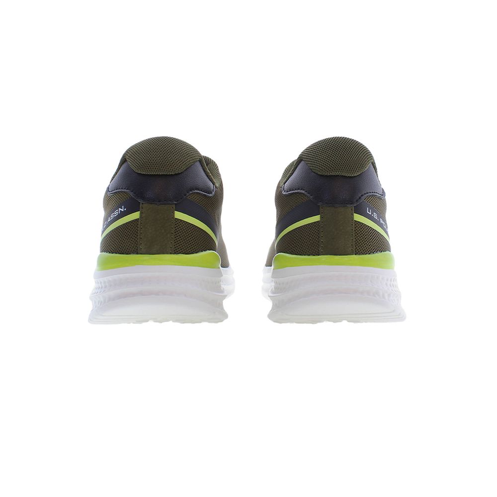 U.S. POLO ASSN. Green Polyester Men Sneaker -   -  U.S. POLO ASSN..