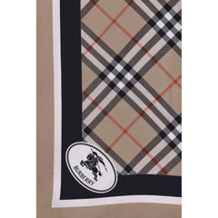 Burberry Silk Check Scarf -   -  Burberry.