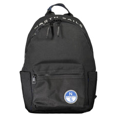 North Sails Black Polyester Men Backpack -   -  North Sails.