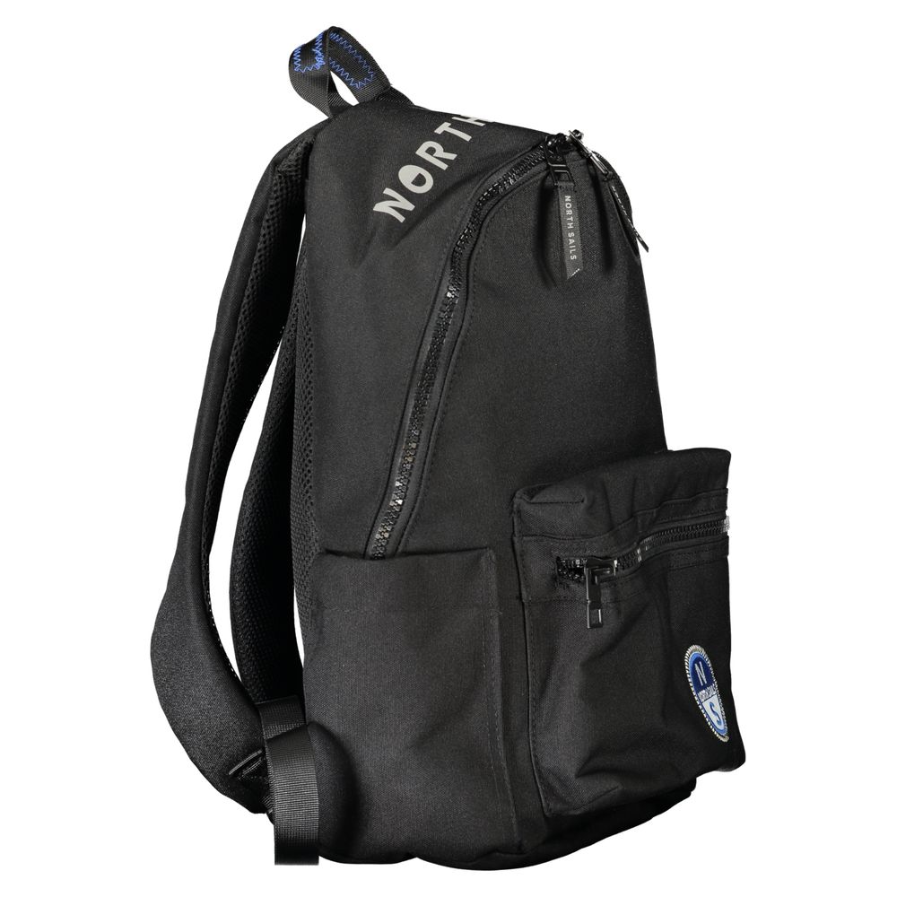 North Sails Black Polyester Men Backpack -   -  North Sails.