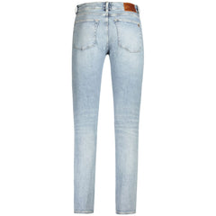 Hugo Boss Light Blue Cotton Mens Jeans -   -  Hugo Boss.