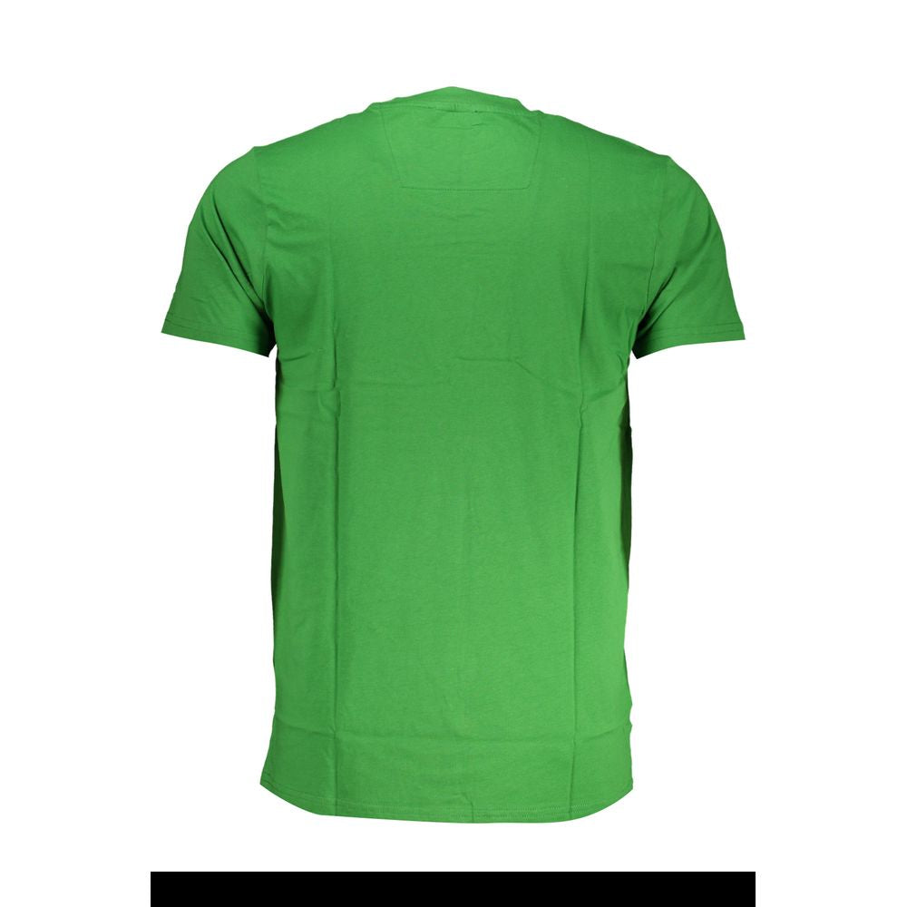Cavalli Class Green Cotton T-Shirt -   -  Cavalli Class.