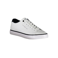Tommy Hilfiger White Polyester Sneaker -   -  Tommy Hilfiger.