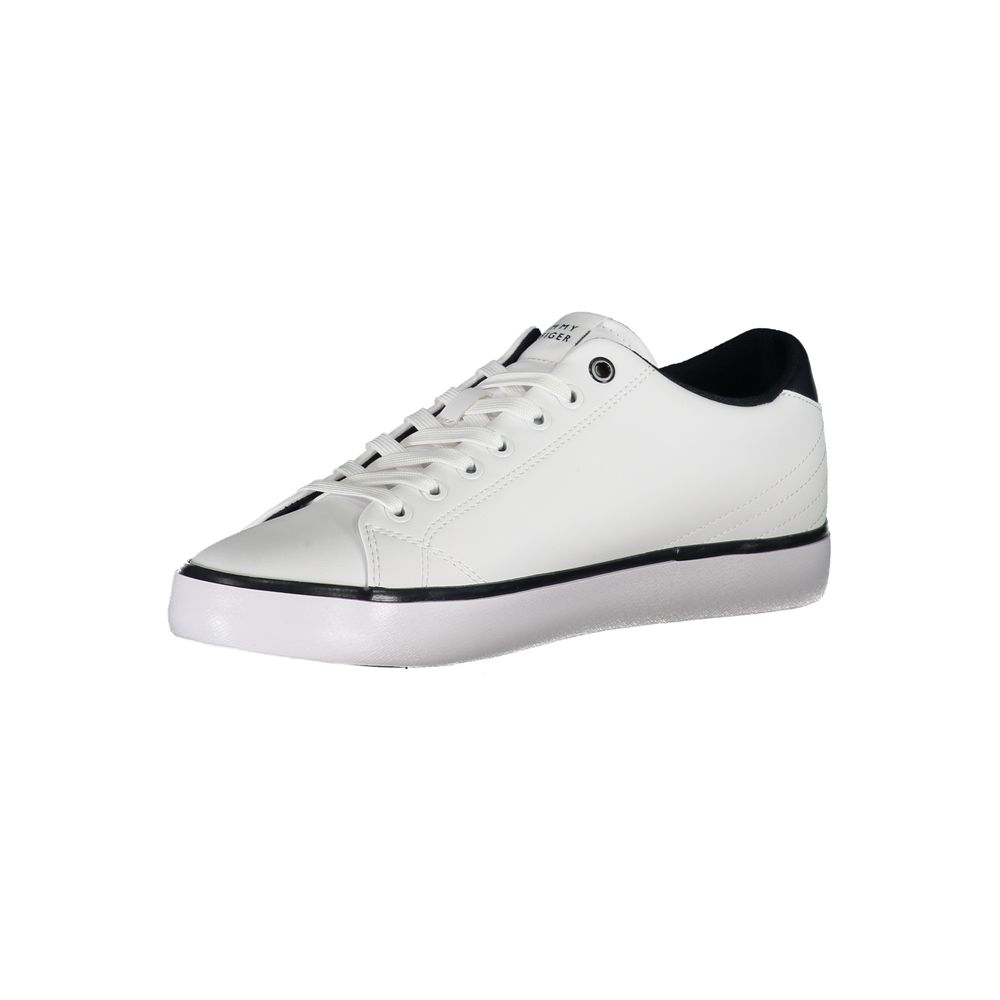 Tommy Hilfiger White Polyester Sneaker -   -  Tommy Hilfiger.
