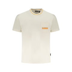 Napapijri White Cotton T-Shirt -   -  Napapijri.