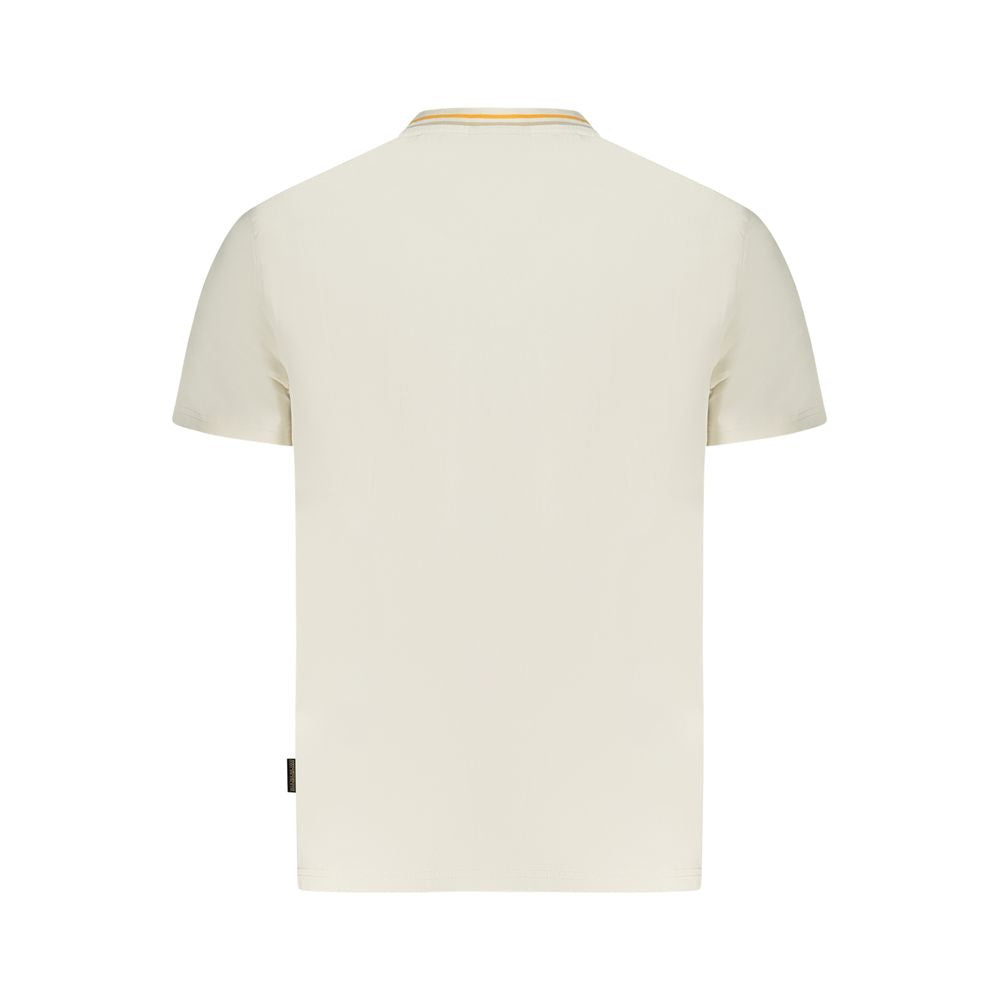 Napapijri White Cotton T-Shirt -   -  Napapijri.