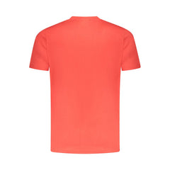 Cavalli Class Red Cotton Men T-Shirt -   -  Cavalli Class.