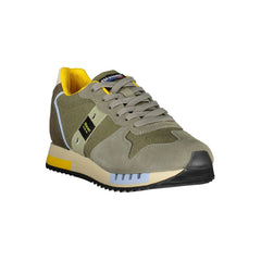 Blauer Green Leather Men Sneaker -   -  Blauer.