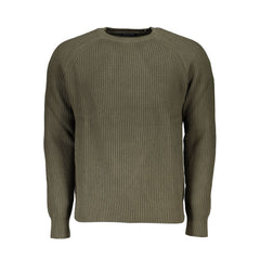 North Sails Green Cotton Men Sweater -   -  North Sails.