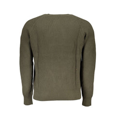 North Sails Green Cotton Men Sweater -   -  North Sails.