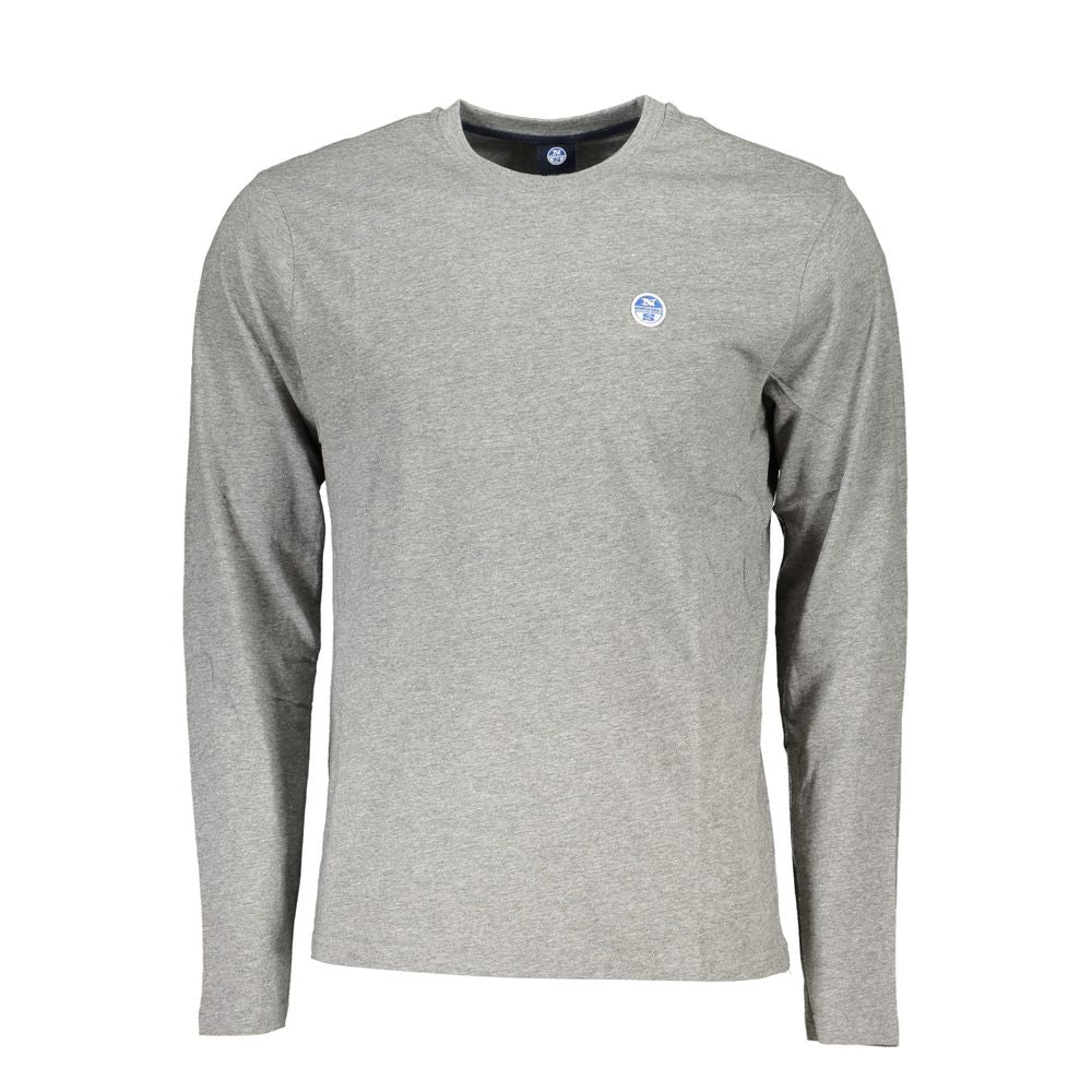 North Sails Brown Cotton Men T-Shirt -   -  North Sails.