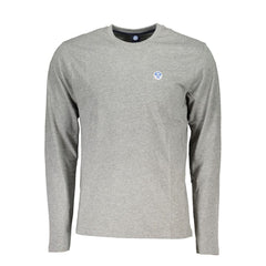 North Sails Brown Cotton Men T-Shirt -   -  North Sails.
