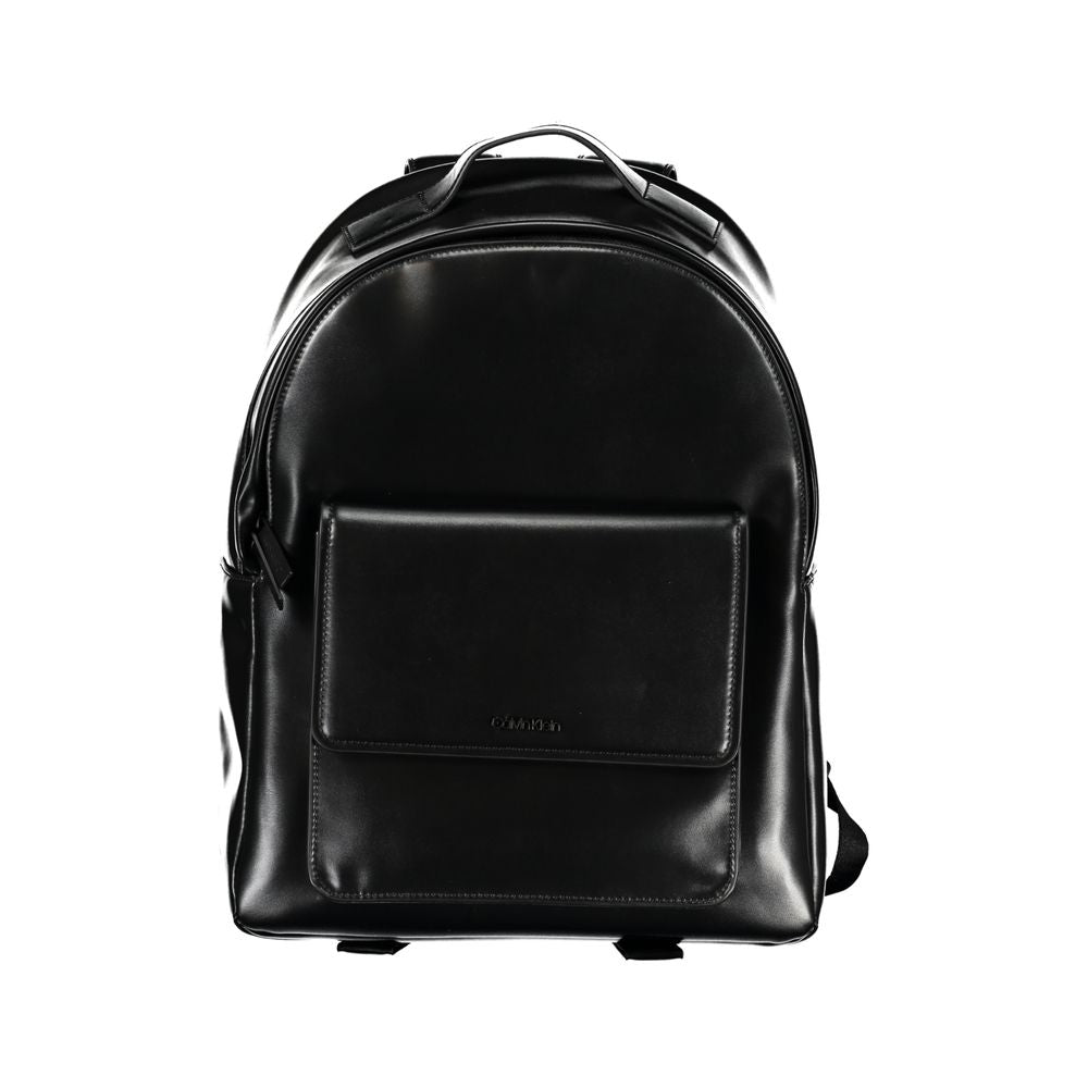 Calvin Klein Elegant Black Urban Backpack with Laptop Compartment -   -  Calvin Klein.