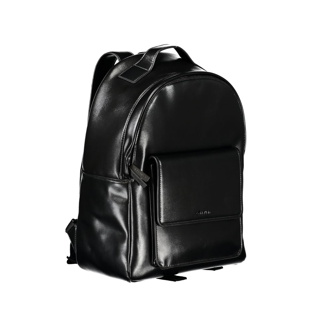Calvin Klein Elegant Black Urban Backpack with Laptop Compartment -   -  Calvin Klein.