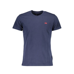 La Martina Elegant Crew Neck Cotton Tee with Embroidery -   -  La Martina.