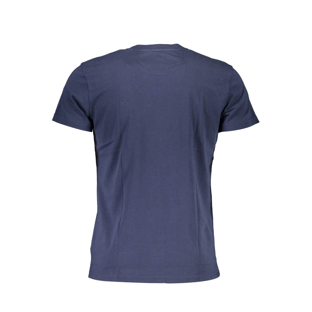 La Martina Elegant Crew Neck Cotton Tee with Embroidery -   -  La Martina.
